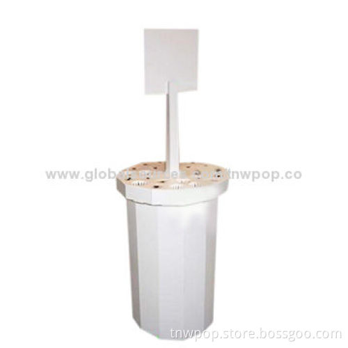 Fashionable POP floor display stand, popular design for cup/ beverage, customized size and design